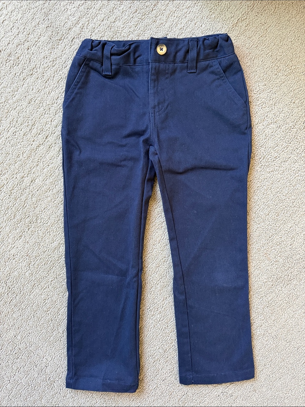 French Toast Navy Straight Leg Pants for Kids